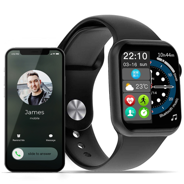 Smartwatch Uomo Donna, 2.2 Orologio con Bluetooth Effettua/Rispondi Smartwatch Uomo Donna, 2.2 Orologio con Bluetooth Effettua/Rispondi