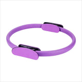 Cerchio Pilates per Tonificare Braccia, Gambe e Addome – Anello Fitness Rosa con Impugnature Antiscivolo - Salute Farma
