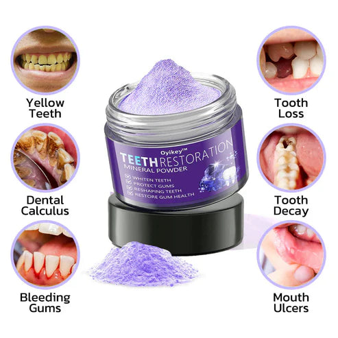 Polvere Minerale Per Il Restauro Dei Denti - Salute Farma