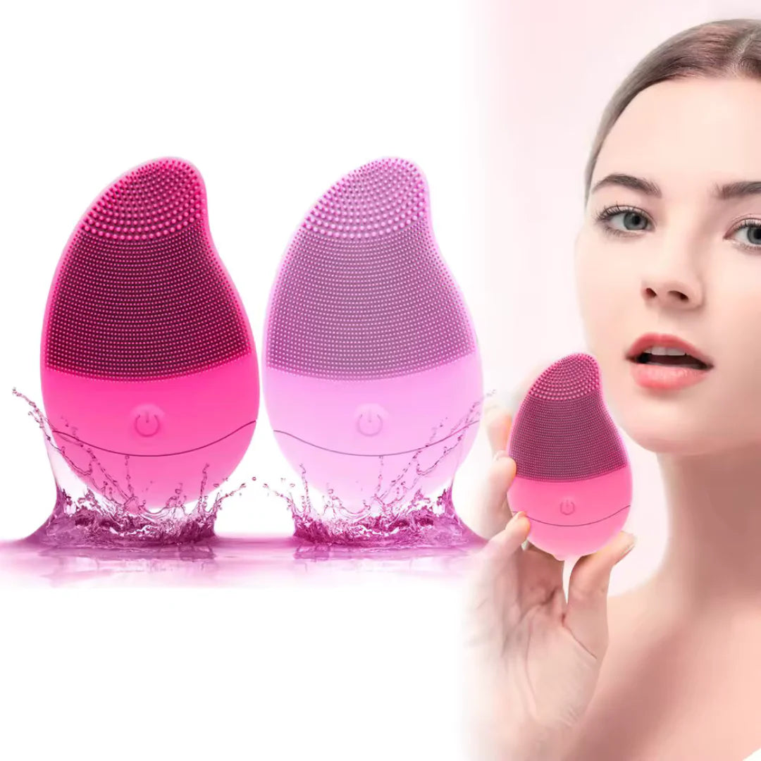 Pulizia e massaggiatore per il viso sonico impermeabile in silicone
