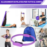 Kit Pilates 13-in-1 – Cerchio Magico, Fasce Elastiche, Palla e Accessori per Allenamento e Tonificazione a Casa - Salute Farma