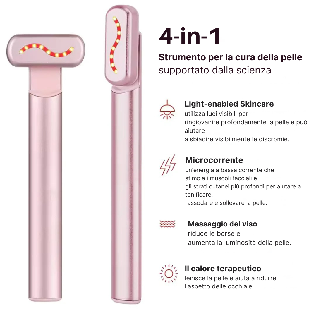 Dispositivo Lifting Viso con Luce Rossa – Riduce Occhiaie, Rassoda e Illumina la Pelle
