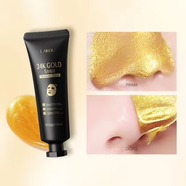 Maschera Viso Peeling Al Collagene D'oro 24k - Salute Farma