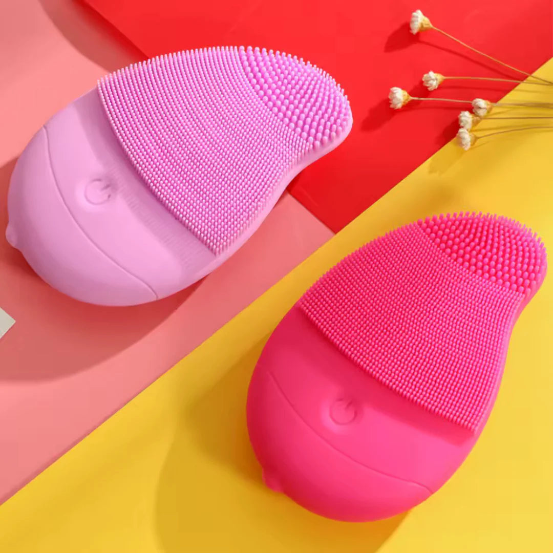 Pulizia e massaggiatore per il viso sonico impermeabile in silicone