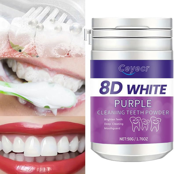 Polvere Sbiancante Per Denti Viola - Salute Farma