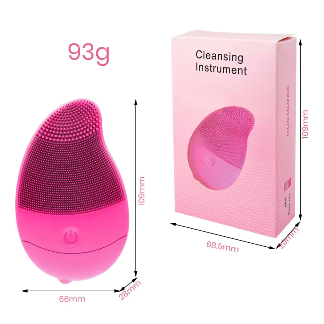 Pulizia e massaggiatore per il viso sonico impermeabile in silicone
