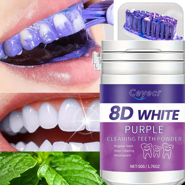 Polvere Sbiancante Per Denti Viola - Salute Farma