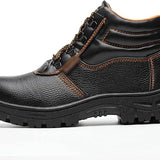 Scarpe antinfortunistiche alte in vera pelle - Salute Farma