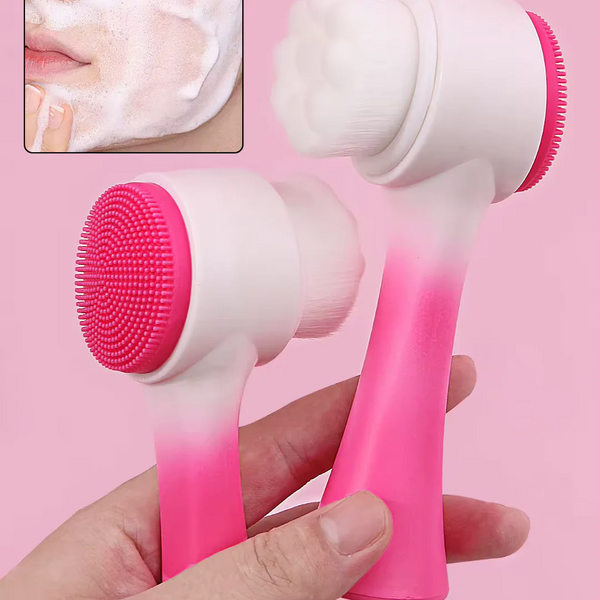 Spazzola detergente per il viso ricaricabile in silicone - Salute Farma