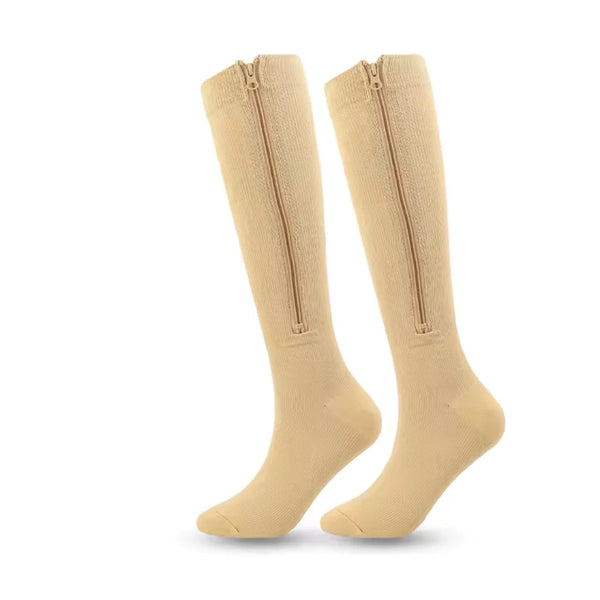 Calze a Compressione con Cerniera – Migliora la Circolazione e Garantisce Comfort Prolungato - Salute Farma