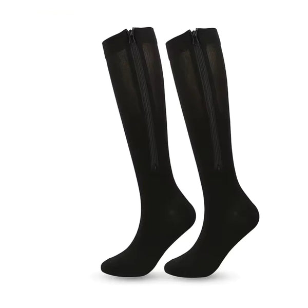 Calze a Compressione con Cerniera – Migliora la Circolazione e Garantisce Comfort Prolungato - Salute Farma
