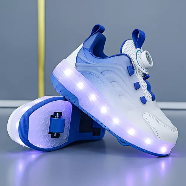 Scarpe a Rotelle LED Bambini – Luci Colorate e Ricarica USB