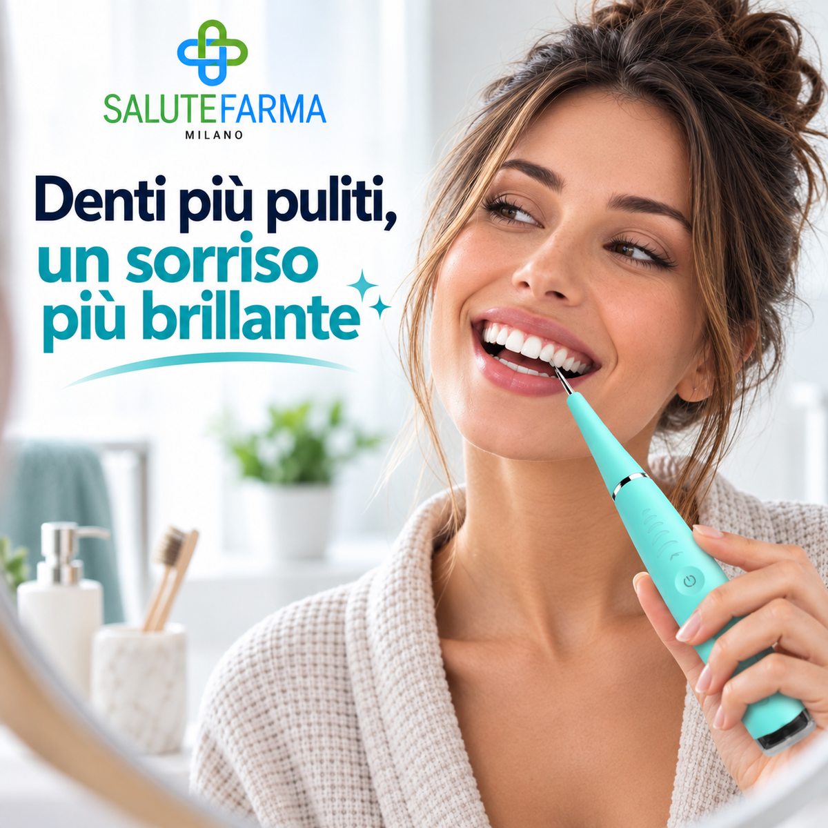 Ablatore Tartaro Ultrasuoni – Rimuovi Tartaro Dentale e Placca | Pulizia Denti a Casa