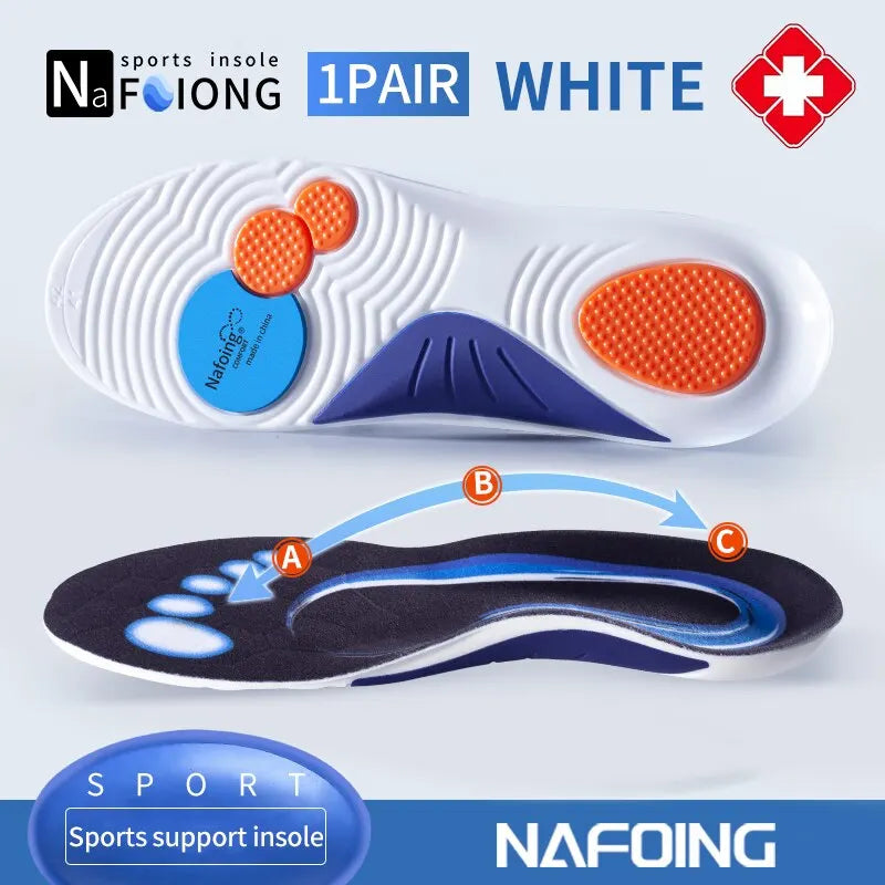 1 Paio – Solette Sportive Ammortizzanti con Supporto Plantare e Assorbimento degli Urti