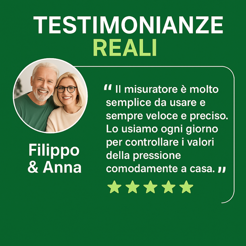 Misuratore della pressione sanguigna preciso e automatico