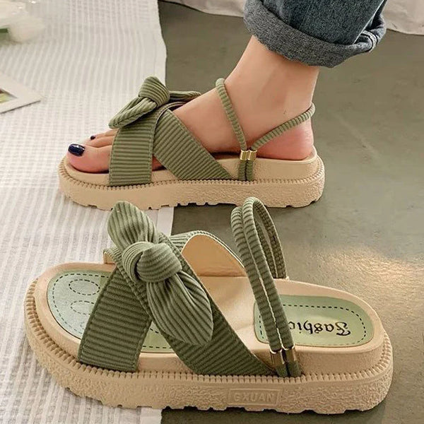 Sandali ortopedici estivi – Comfort e stile con fiocco decorativo - Salute Farma