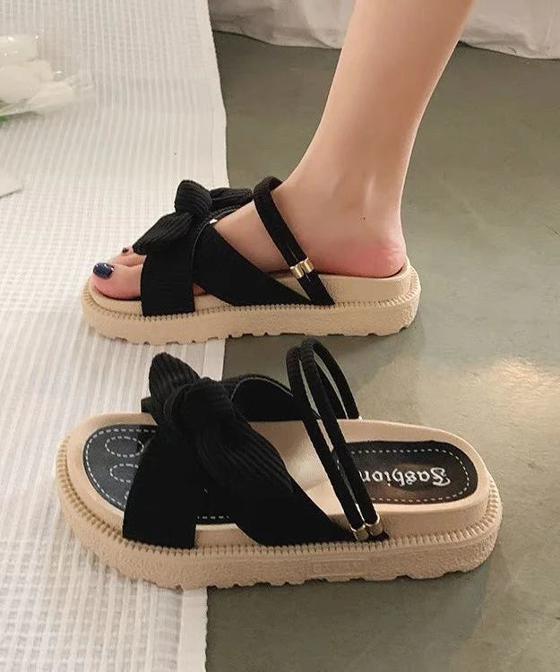 Sandali ortopedici estivi – Comfort e stile con fiocco decorativo - Salute Farma