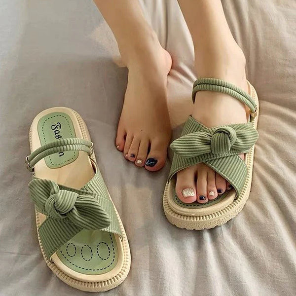 Sandali ortopedici estivi – Comfort e stile con fiocco decorativo - Salute Farma