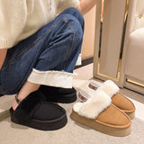 Pantofole invernali con pelliccia - Salute Farma