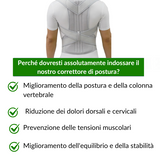 Correttore Posturale per la Schiena: Migliora la Tua Postura e Riduci i Dolori Dorsali - Salute Farma