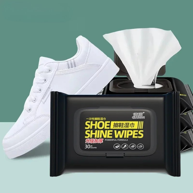 60 Salviette Detergenti per Scarpe e Sneakers – 2 Confezioni da 30