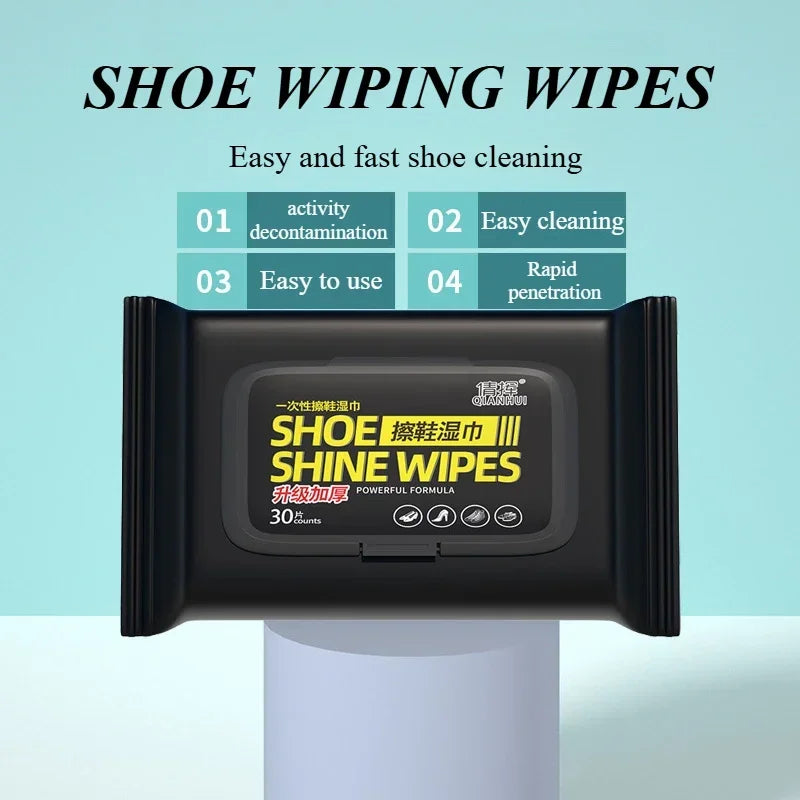 60 Salviette Detergenti per Scarpe e Sneakers – 2 Confezioni da 30