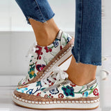 Scarpe vulcanizzate floreali da donna 0