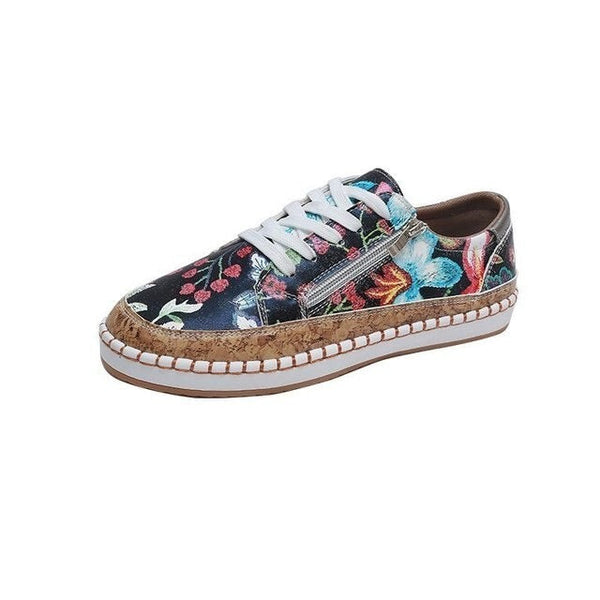 Scarpe vulcanizzate floreali da donna 2