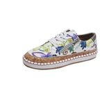 Scarpe vulcanizzate floreali da donna 4