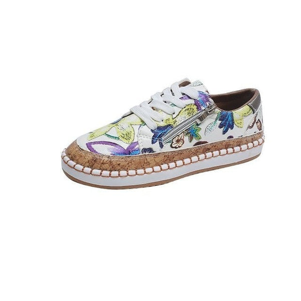 Scarpe vulcanizzate floreali da donna 4