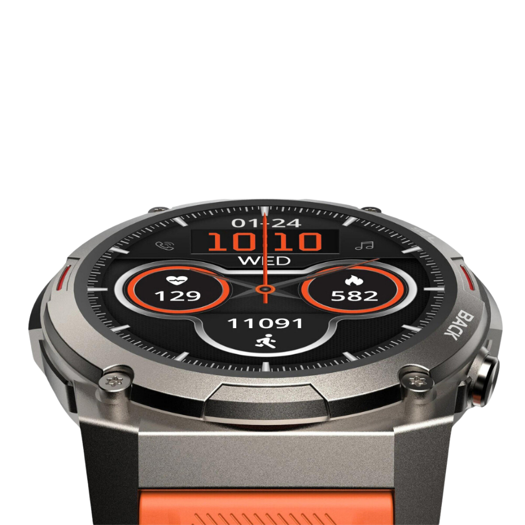 Smartwatch Airwatch Pro Ultra 2.0 – Orologio fitness tracker robusto | Impermeabile, con cardiofrequenzimetro, GPS - Salute Farma