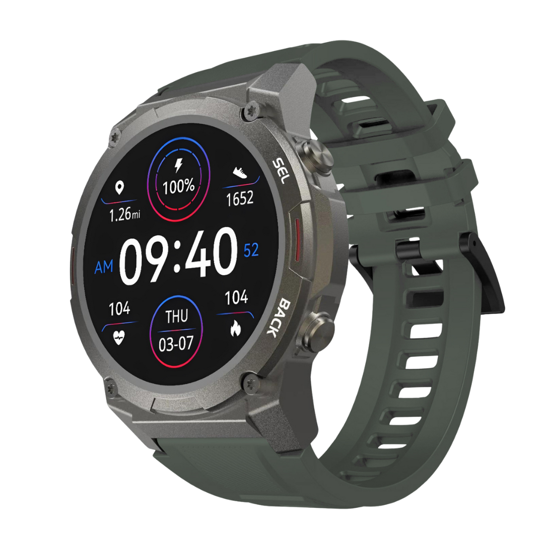 Smartwatch Airwatch Pro Ultra 2.0 – Orologio fitness tracker robusto | Impermeabile, con cardiofrequenzimetro, GPS - Salute Farma