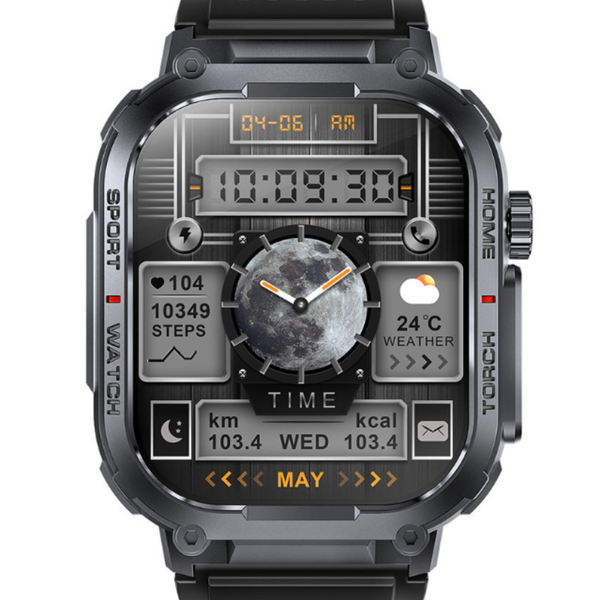 Smartwatch Airwatch Tactical robusto: orologio multi-sport indistruttibile per esterni - Salute Farma