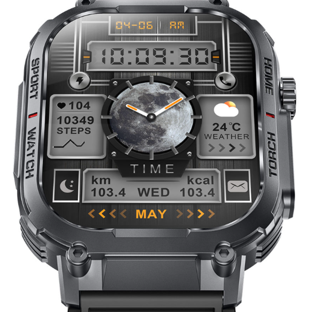Smartwatch Airwatch Tactical robusto: orologio multi-sport indistruttibile per esterni - Salute Farma