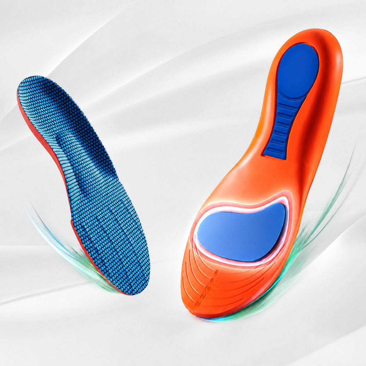 1 Paio – Solette Sportive Ammortizzanti con Supporto Plantare