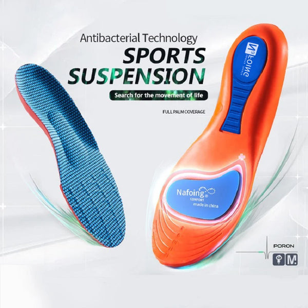 1 Paio – Solette Sportive Ammortizzanti con Supporto Plantare