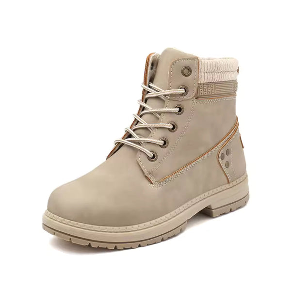 Stivaletti caldi da donna – Calzature invernali eleganti con suola spessa