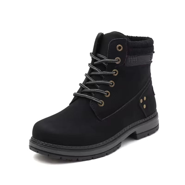 Stivaletti caldi da donna – Calzature invernali eleganti con suola spessa