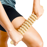 Rullo Massaggiante Anticellulite in Legno Naturale – Tonifica, Drena e Rilassa - Salute Farma