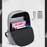 Zaino Oxford Unisex con Porta USB – Perfetto per Scuola, Università e Viaggi - Salute Farma
