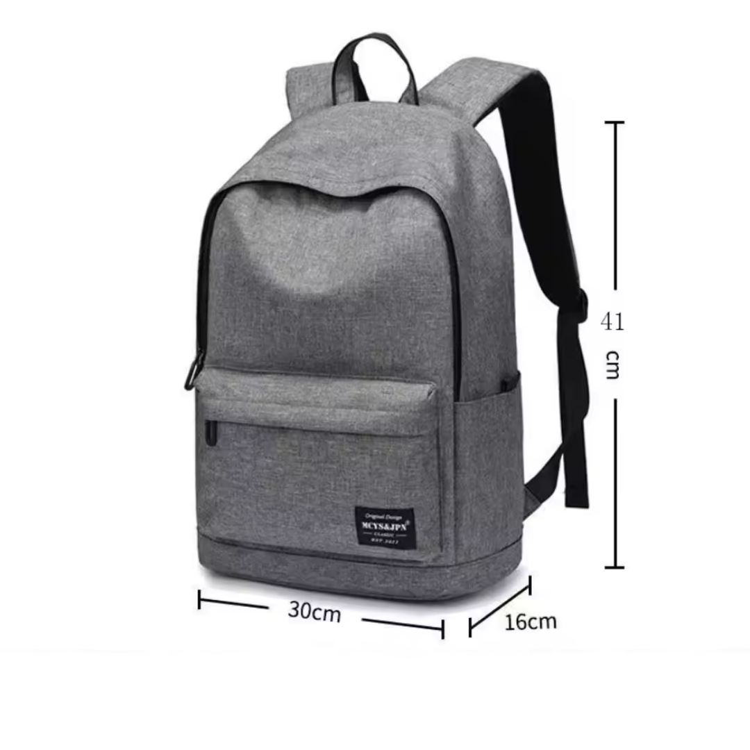 Zaino Oxford Unisex con Porta USB – Perfetto per Scuola, Università e Viaggi - Salute Farma