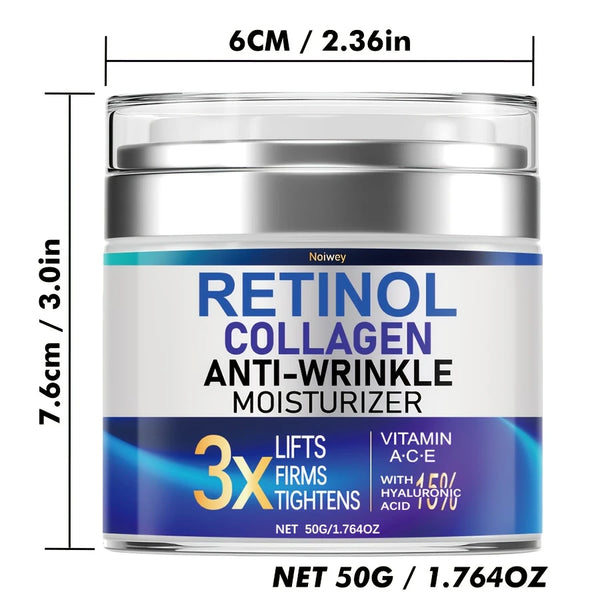 Crema Viso Al Retinolo E Collagene Con Vitamine E & C - Salute Farma