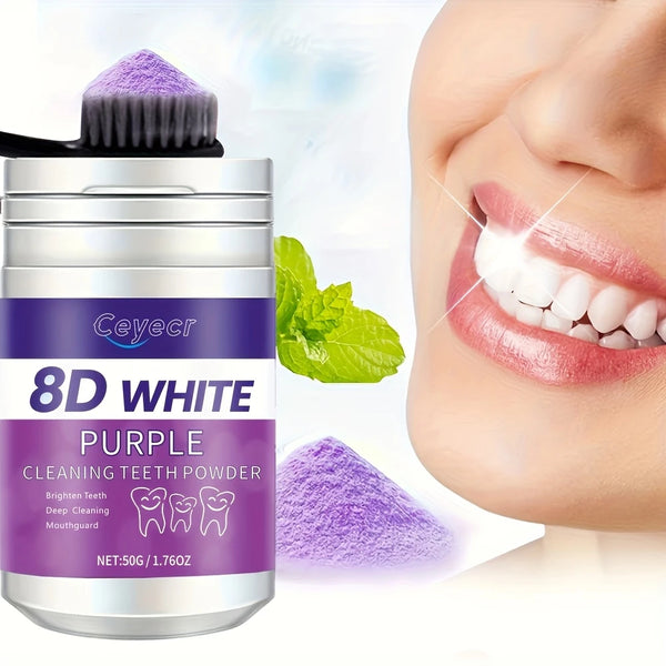 Polvere Sbiancante Per Denti Viola - Salute Farma