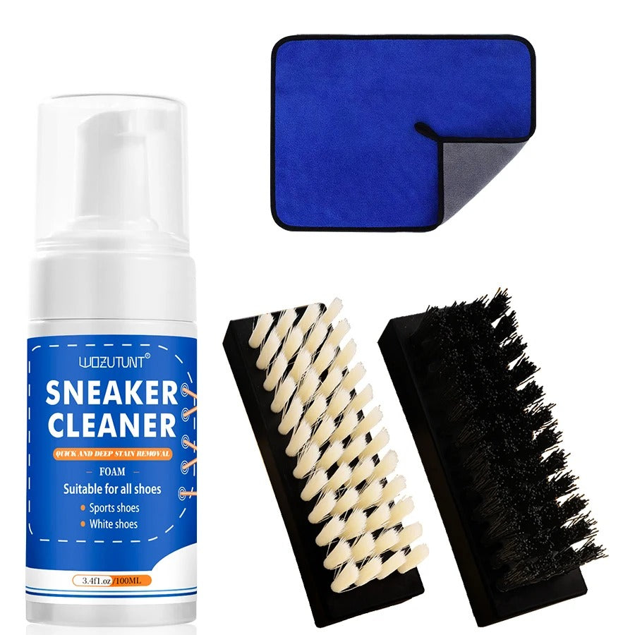 Kit Pulizia Sneakers – (2 Spazzole + Panno)