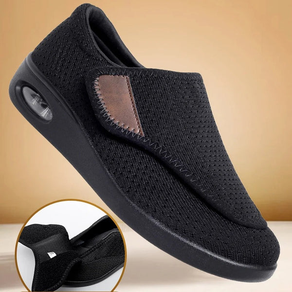 Scarpe Diabetiche Donna per Piedi Larghi – Traspiranti, Facili da Calzare, con Cuscino d’Aria - Salute Farma