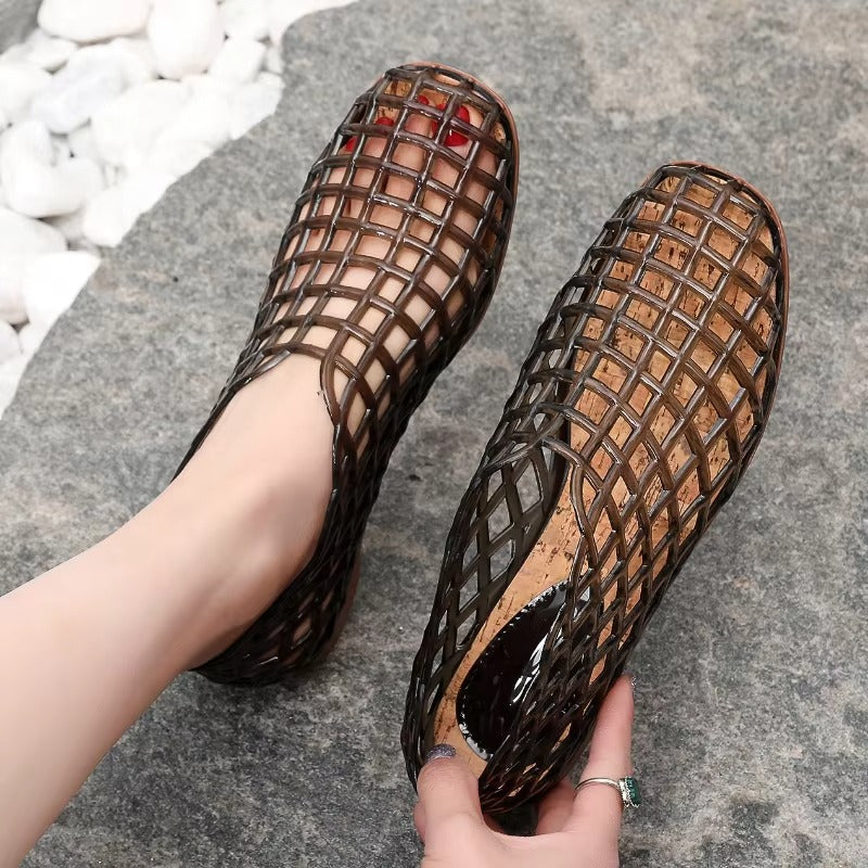 Sandali Donna Jelly Traforati – Scarpe Estive a Punta Chiusa Comode e Leggere