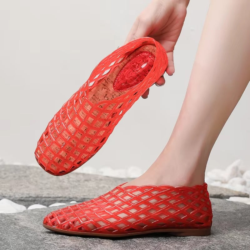 Sandali Donna Jelly Traforati – Scarpe Estive a Punta Chiusa Comode e Leggere