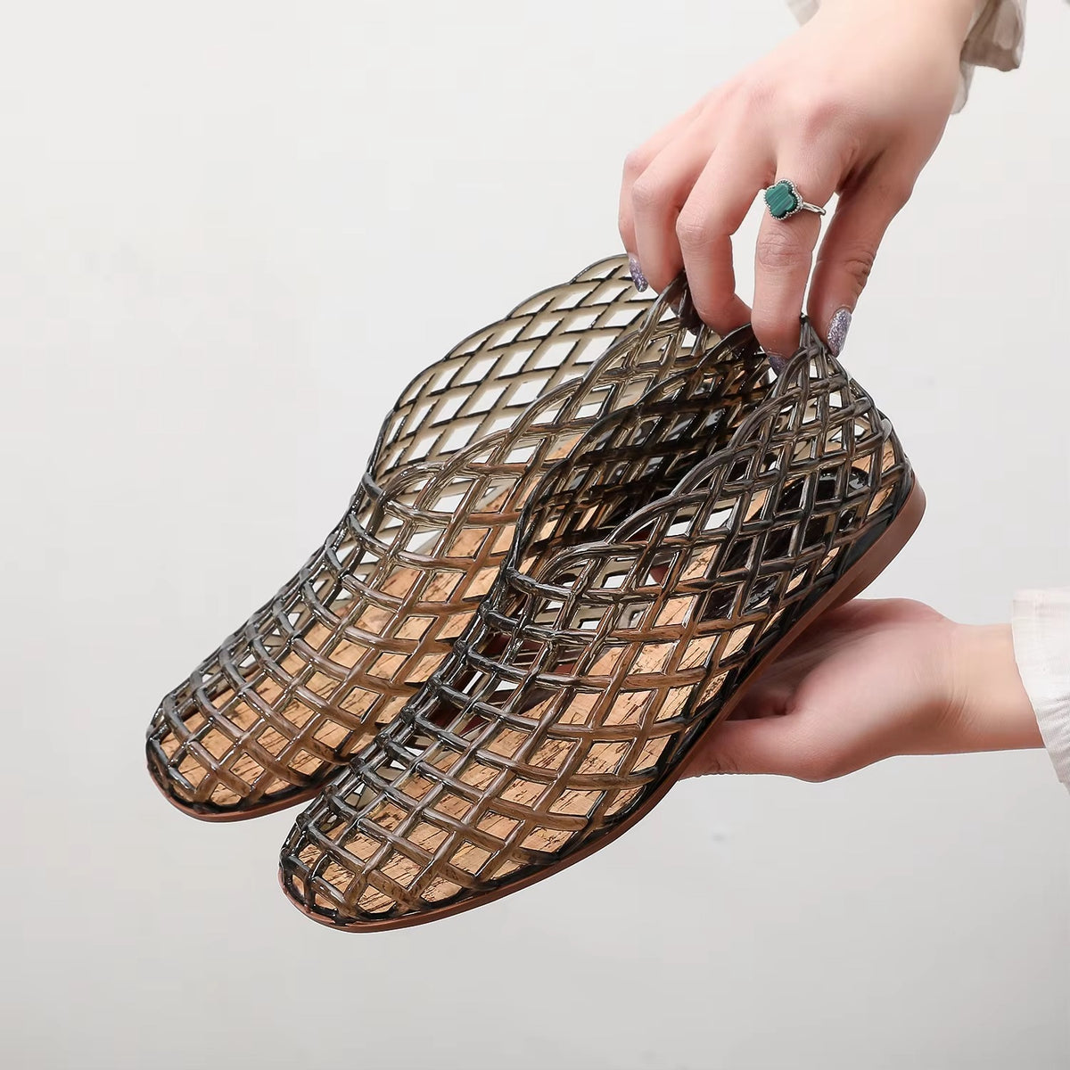 Sandali Donna Jelly Traforati – Scarpe Estive a Punta Chiusa Comode e Leggere