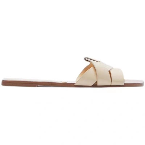 Sandali Donna Piatti – Pantofole Eleganti Intrecciate