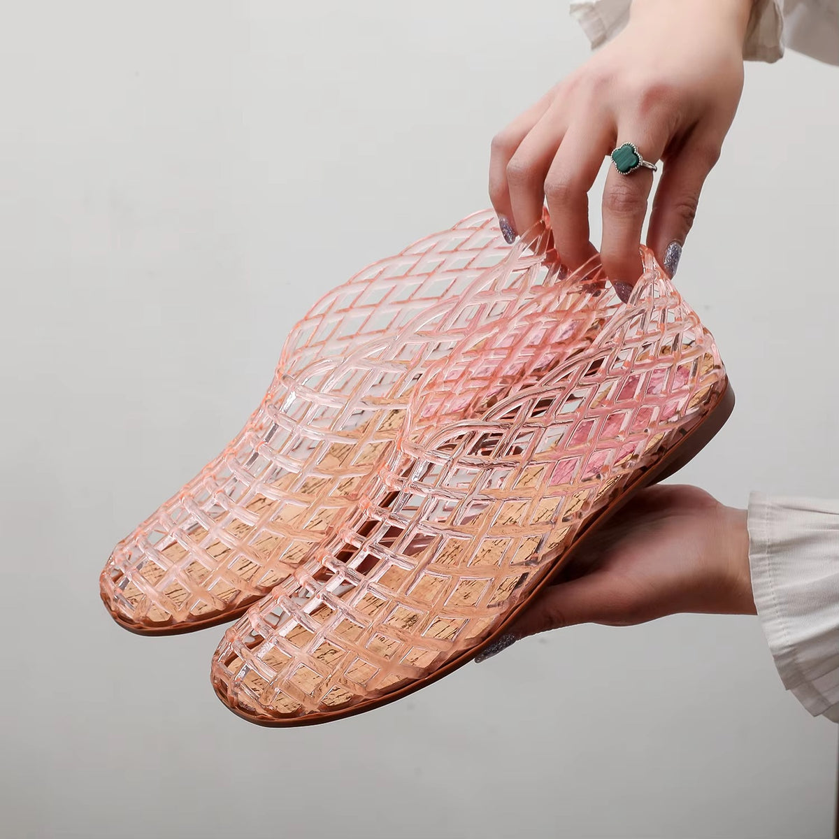 Sandali Donna Jelly Traforati – Scarpe Estive a Punta Chiusa Comode e Leggere